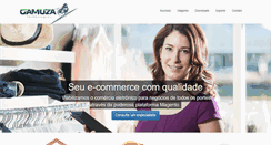 Desktop Screenshot of gamuza.com.br