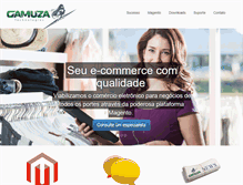 Tablet Screenshot of gamuza.com.br